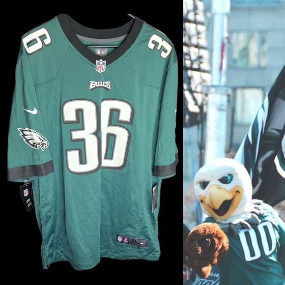 New Philadelphia Eagles #36 Jay Ajayi Nike On Field Jersey NFL Players Sz XL - Picture 1 of 13